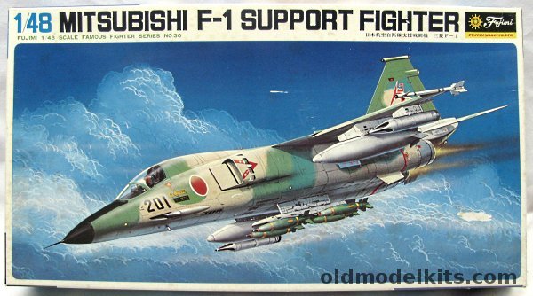 Fujimi 1/48 Mitsubishi F-1 Support Fighter, 5A30-1200 plastic model kit